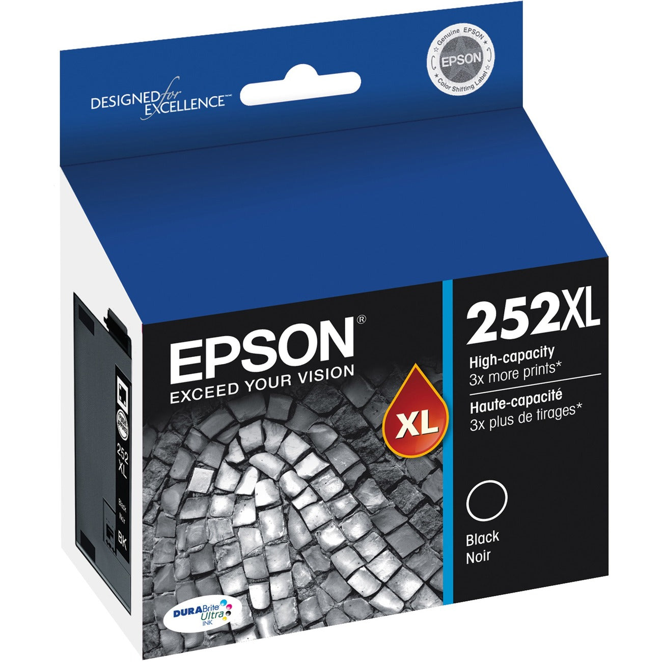 Epson DURABrite Ultra 252XL Original High Yield Inkjet Ink Cartridge - Black - 1 Each Epson DURABrite Ultra 252XL Original High Yield Inkjet Ink Cartridge - Black - 1 Each